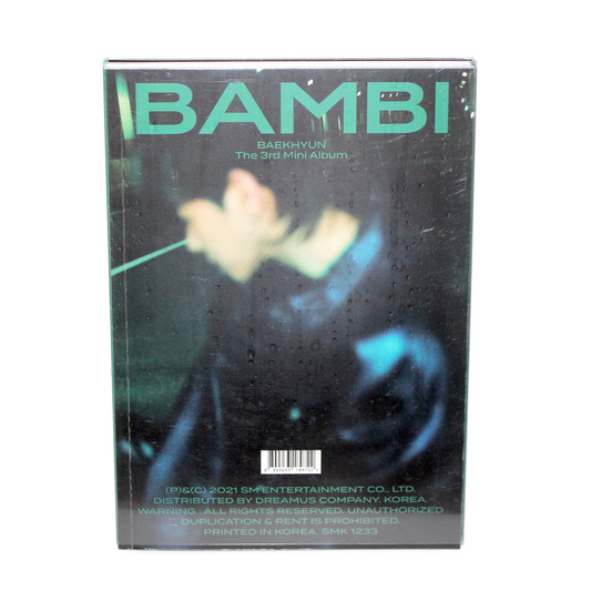 BAEKHYUN 3er Mini Álbum: Bambi | Lluvia nocturna Ver.