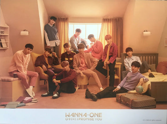 WANNA ONE 2nd Mini Album: 0+1=1 I Promise You | Folded Poster