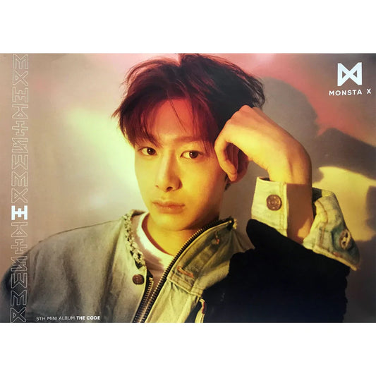 MONSTA X 5th Mini Album: The Code | Hyungwon Folded Poster