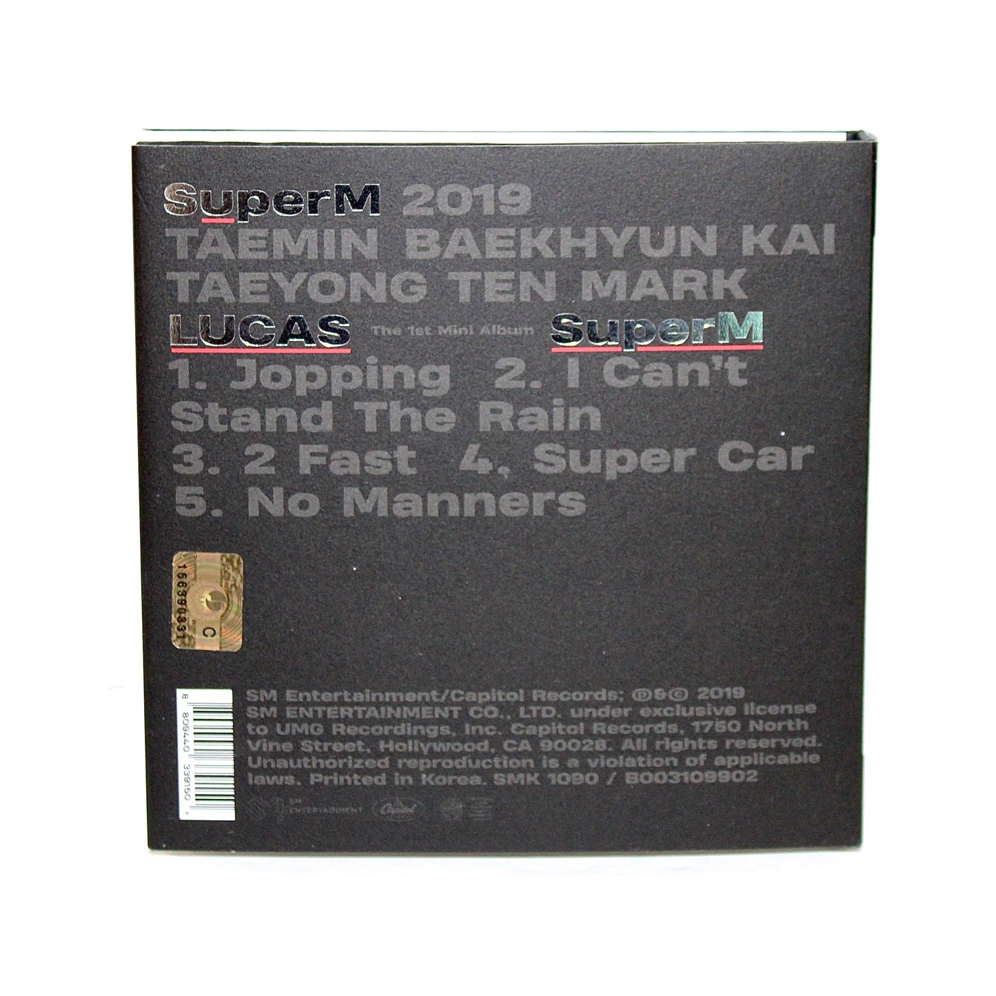 SUPER M 1st Mini Album: SuperM (US Ver.) | Lucas ver.