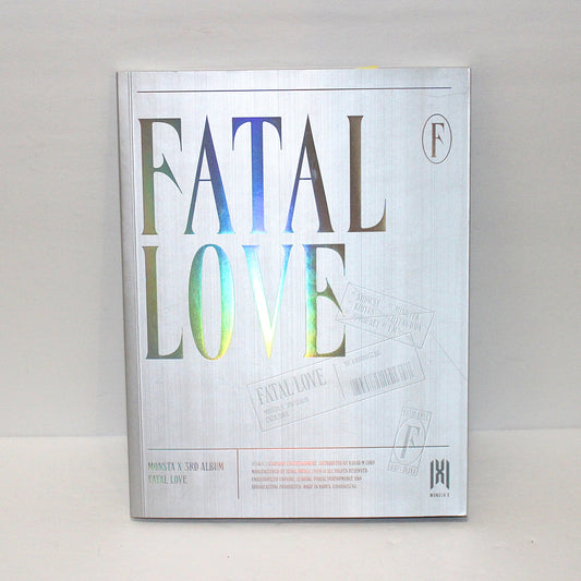 MONSTA X 3rd Album: Fatal Love | Ver. 4