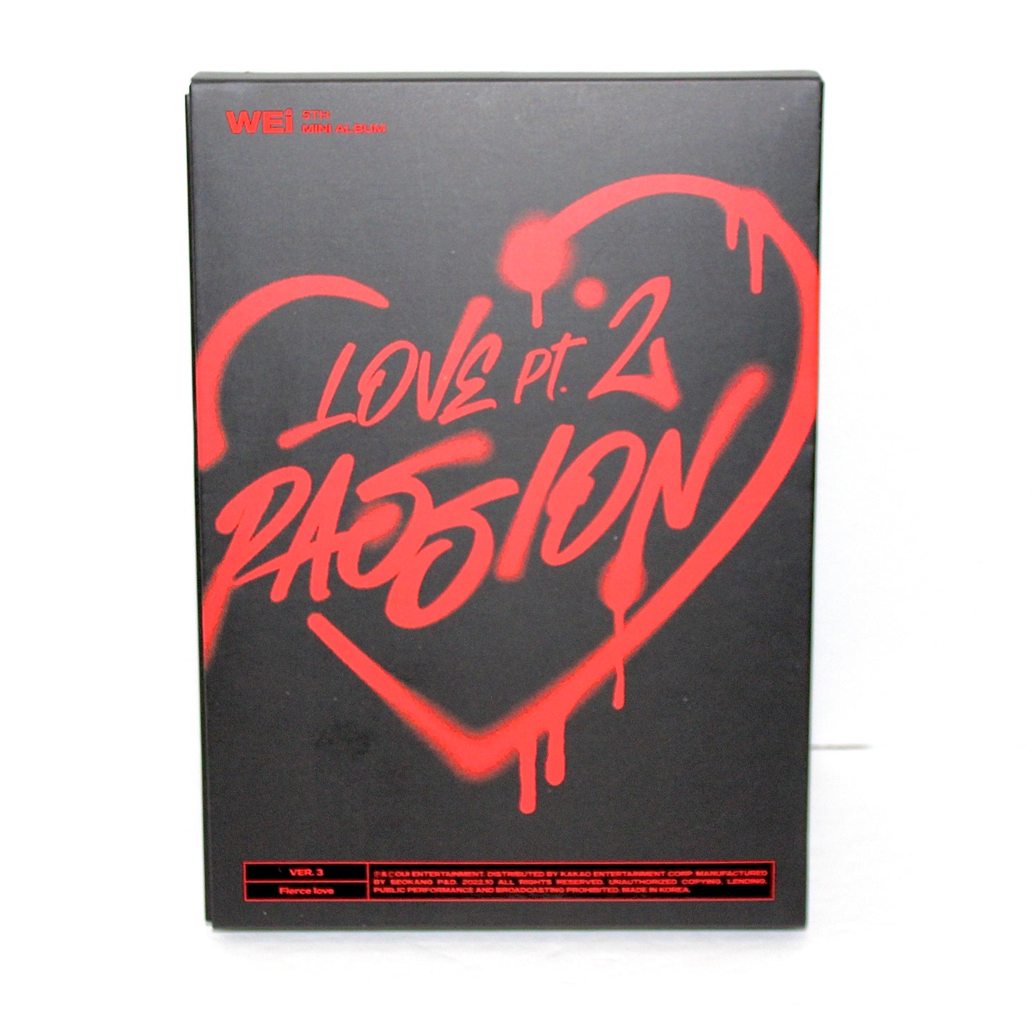 WEi 5th Mini Album - Love Pt.2: Passion | Fierce Love Ver.