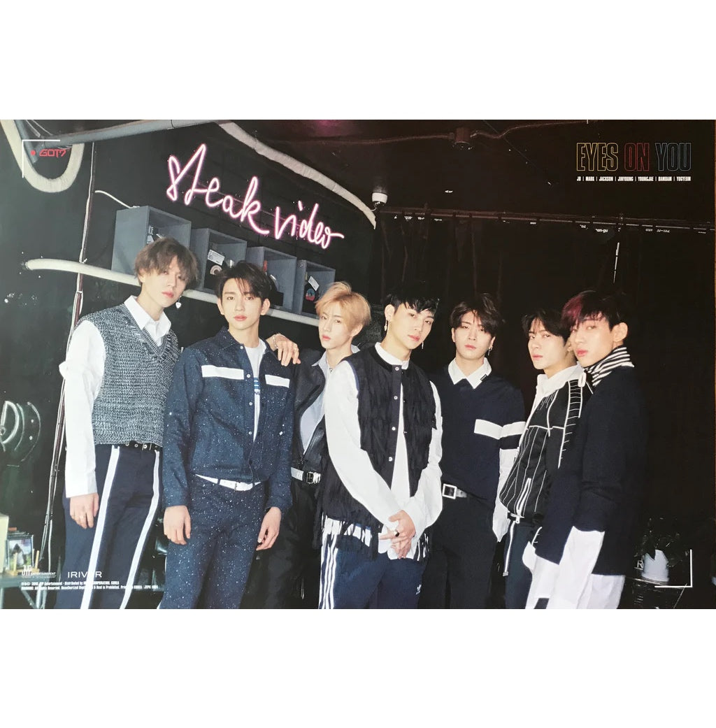 GOT7 8th Mini Album: Eyes On You - Eyes Ver. | Folded Poster