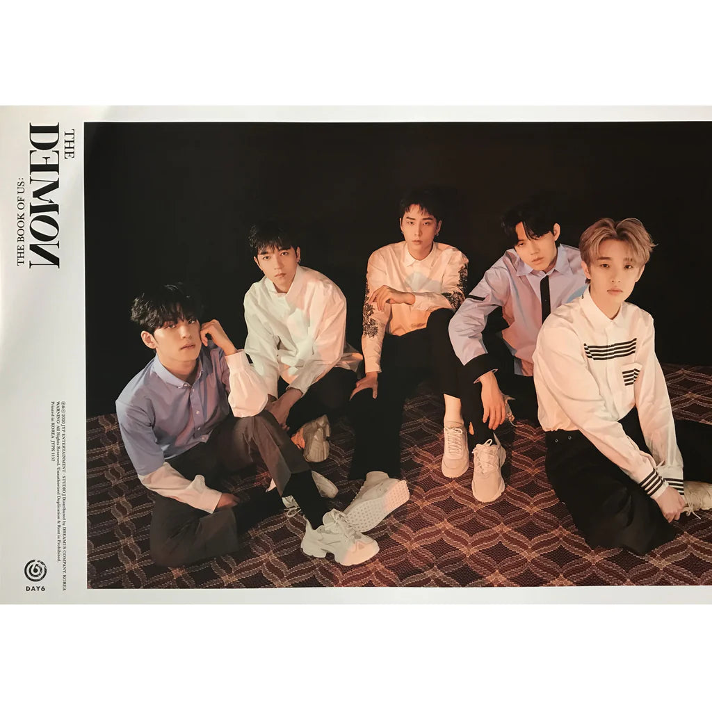 DAY6 6th Mini Album - The Book of Us: The Demon | Group Folded Poster 1