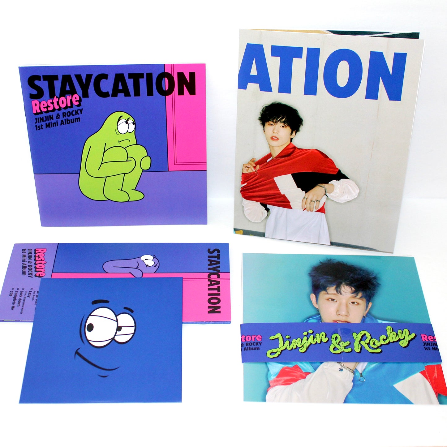 JINJIN & ROCKY 1st Mini Album: Restore  | Staycation Ver.