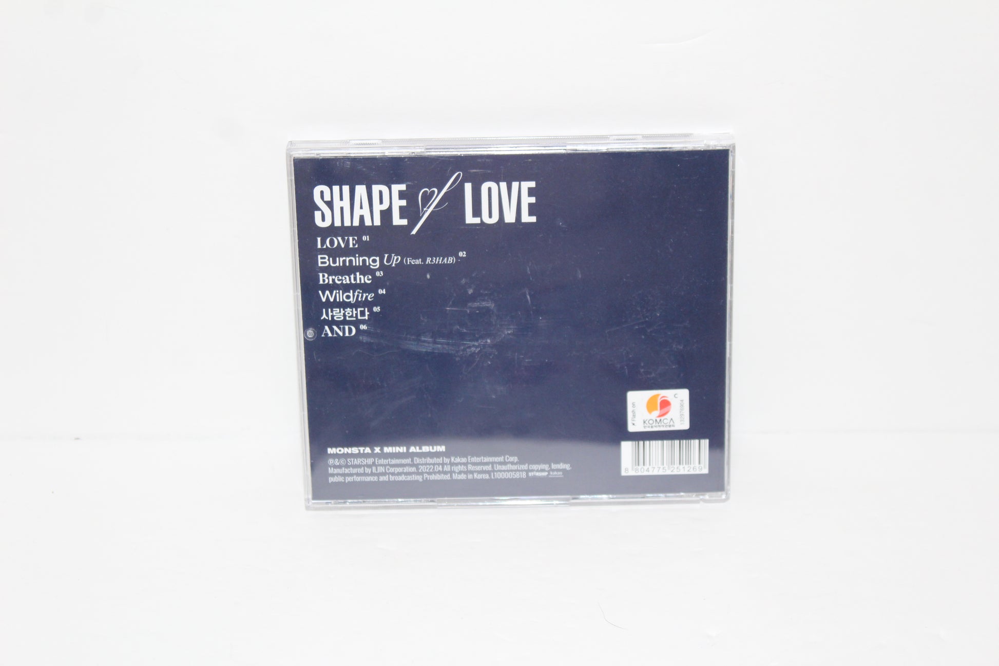 MONSTA X (몬스타엑스) - SHAPE OF LOVE - [JEWEL CASE] - 11TH MINI ALBUM