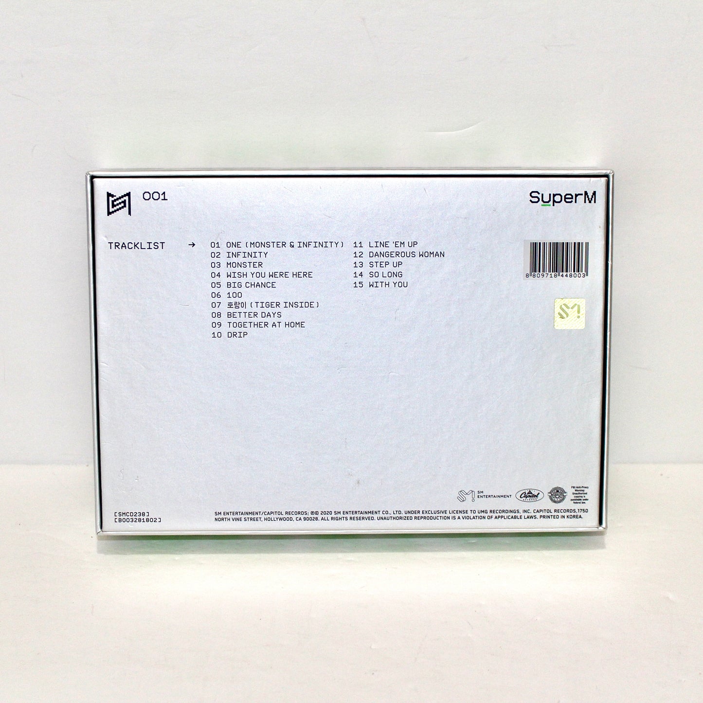 SUPER M 1st Album: Super One | One Ver. (Limited Edition)