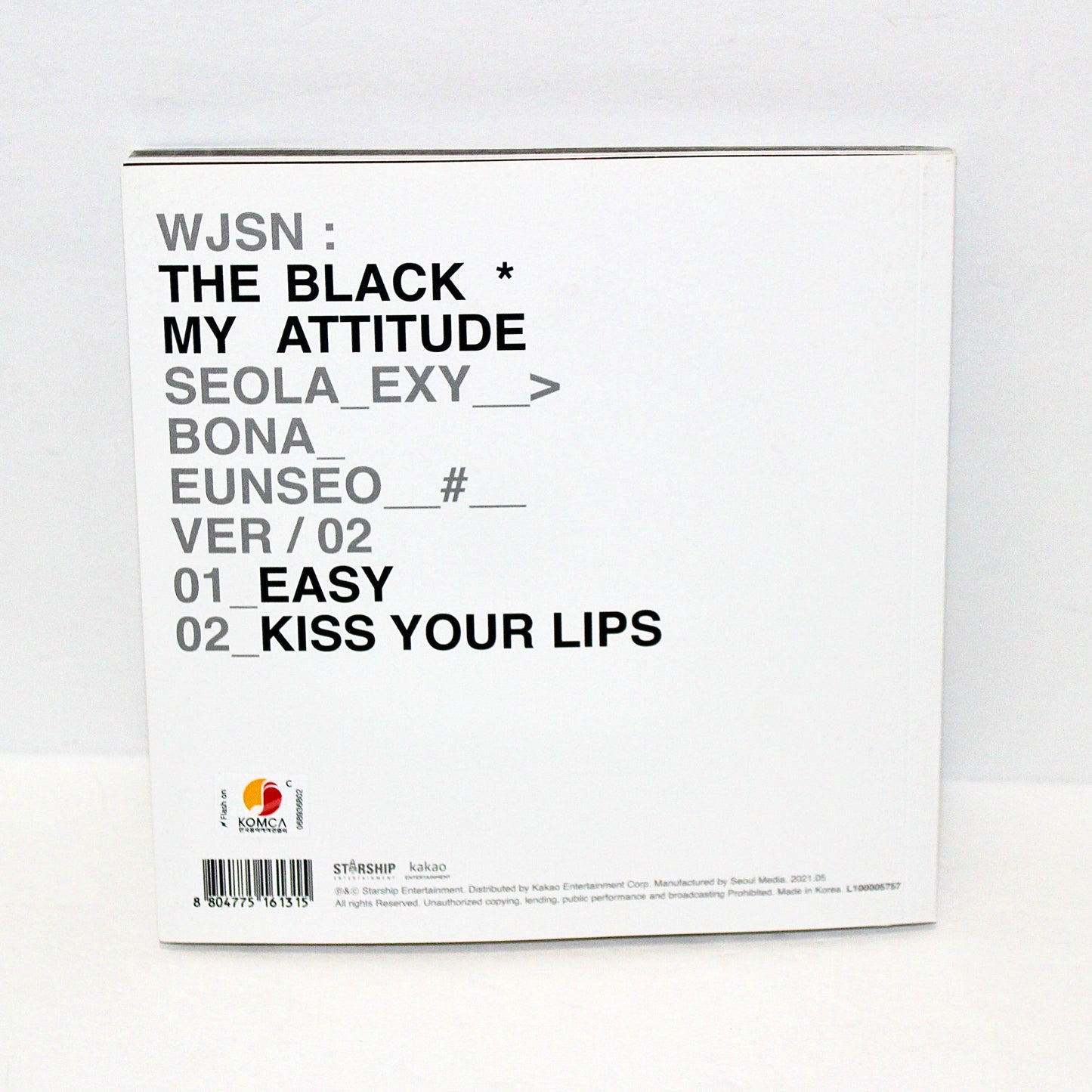 WJSN THE BLACK 1st Single Album: My Attitude | VER / 02