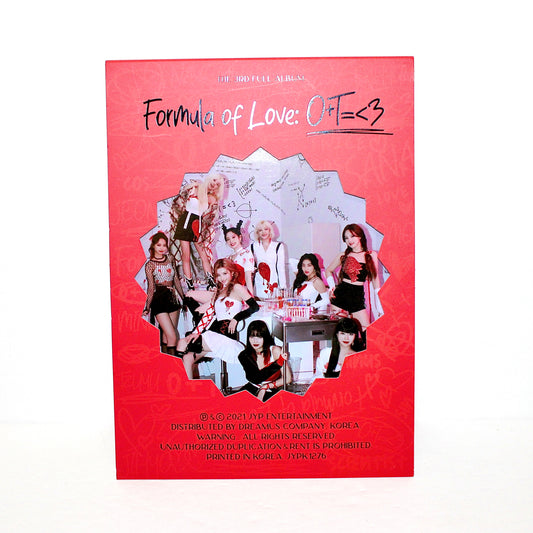 TWICE 3ème Album - Formule d'Amour : O+T=&lt;3 | Étude sur l'amour Ver.