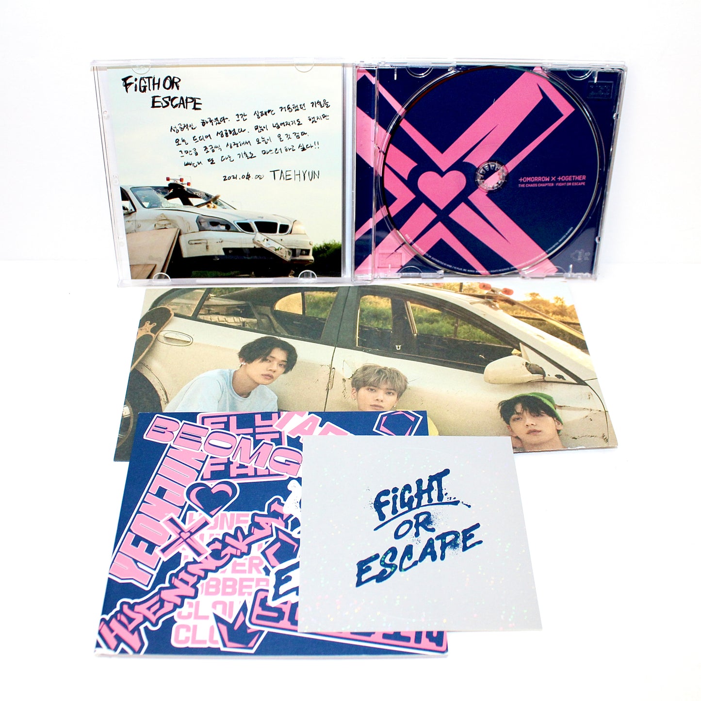TXT 2nd Album Repackage - The Chaos Chapter: Fight or Escape - Fight Together Ver. | Jewel Case