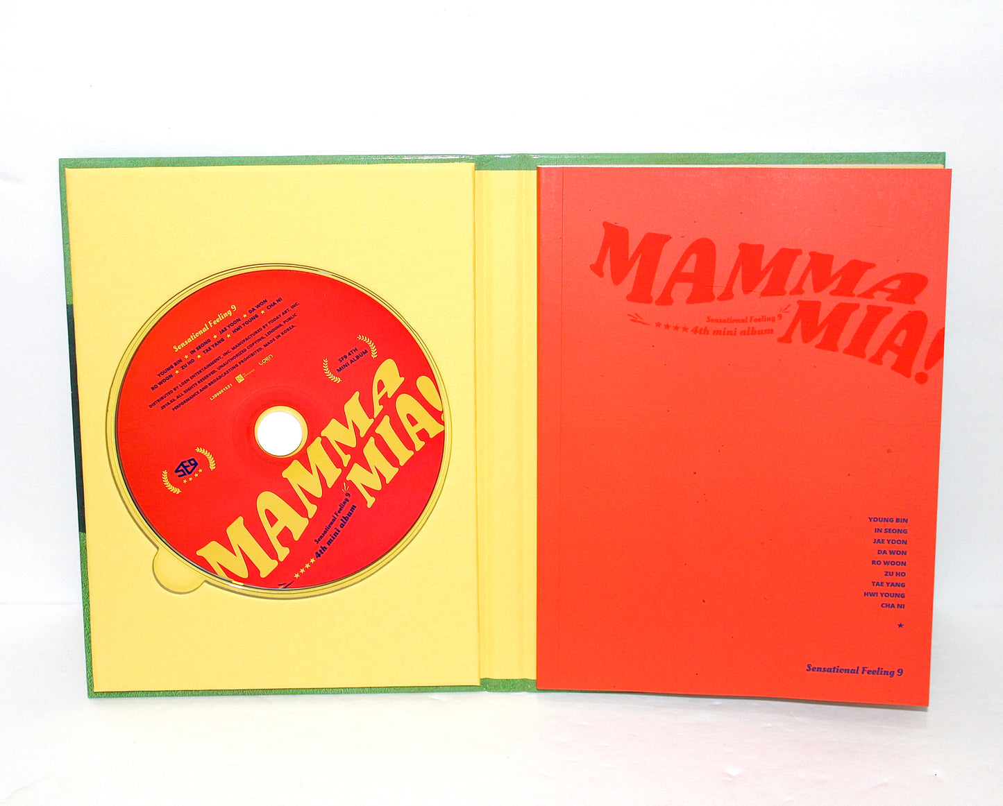 SF9 4th Mini Album: Mamma Mia!