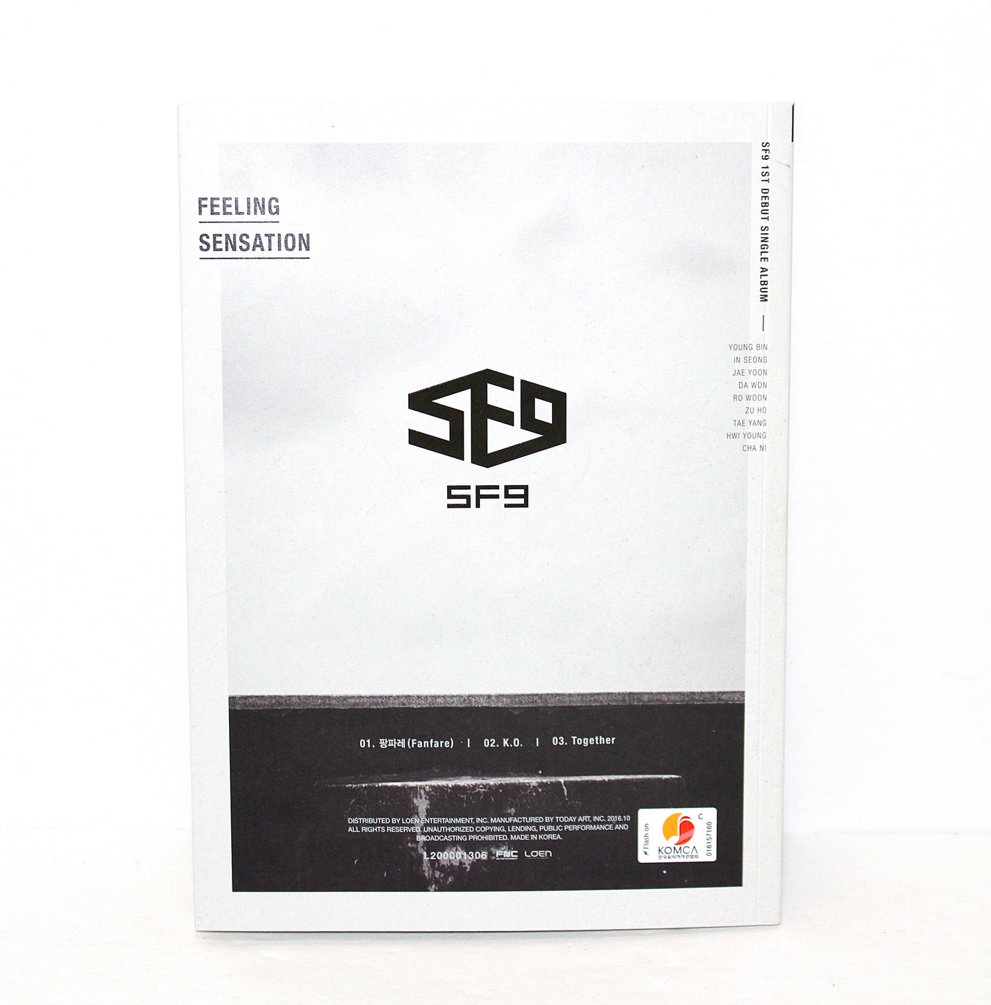 1er album single de SF9 : Feeling Sensation