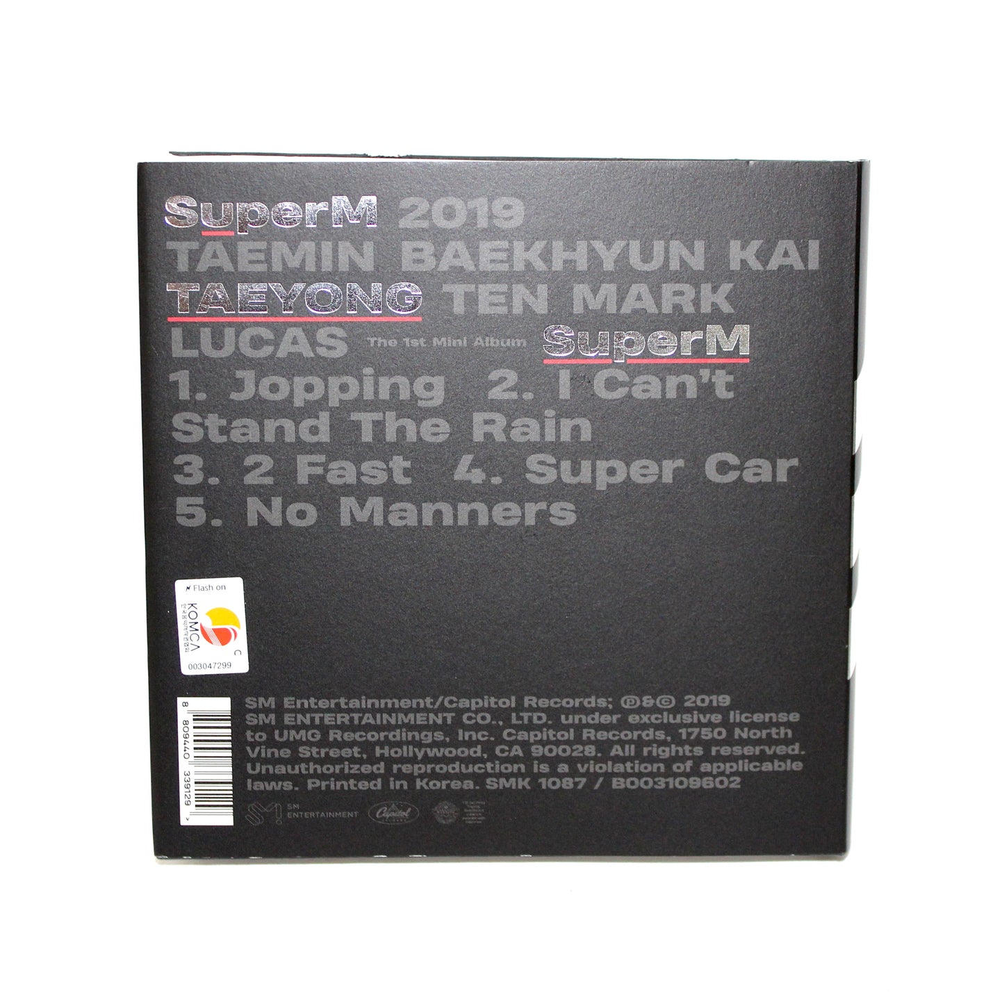 SUPER M 1st Mini Album: SuperM (US Ver.) | Taeyong Version