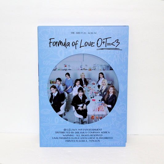 TWICE 3ème Album - Formule d'Amour : O+T=&lt;3 | Étude sur l'amour Ver.