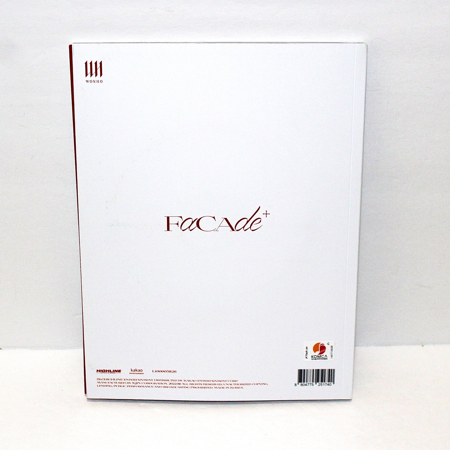 WONHO 3rd Mini Album: Facade | Ver. 2