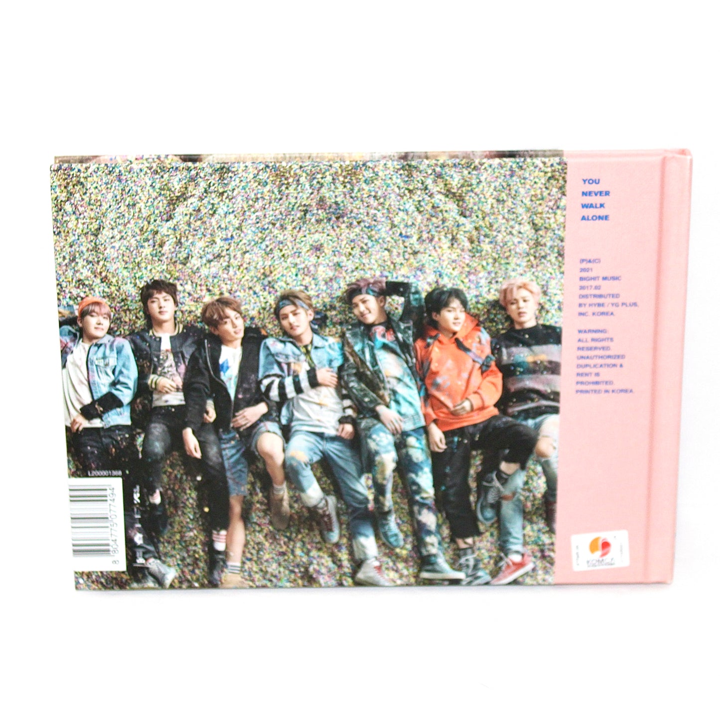 Reconditionnement du 2e album de BTS : Vous ne marchez jamais seul - Pink Ver.