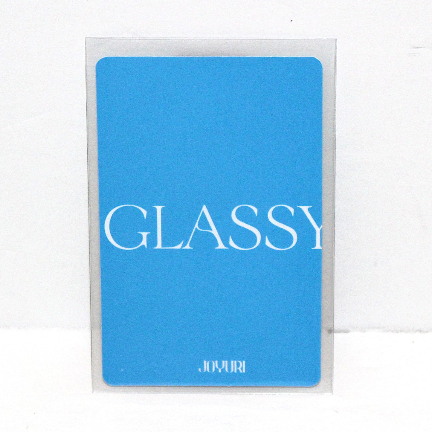 JO YURI 1st Single Album: GLASSY | Inclusions