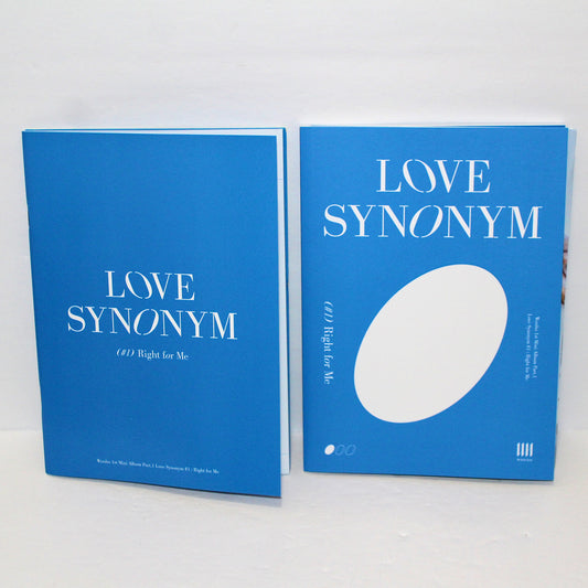 WONHO 1st Mini Album - Love Synonym #1: Right For Me | Version 1