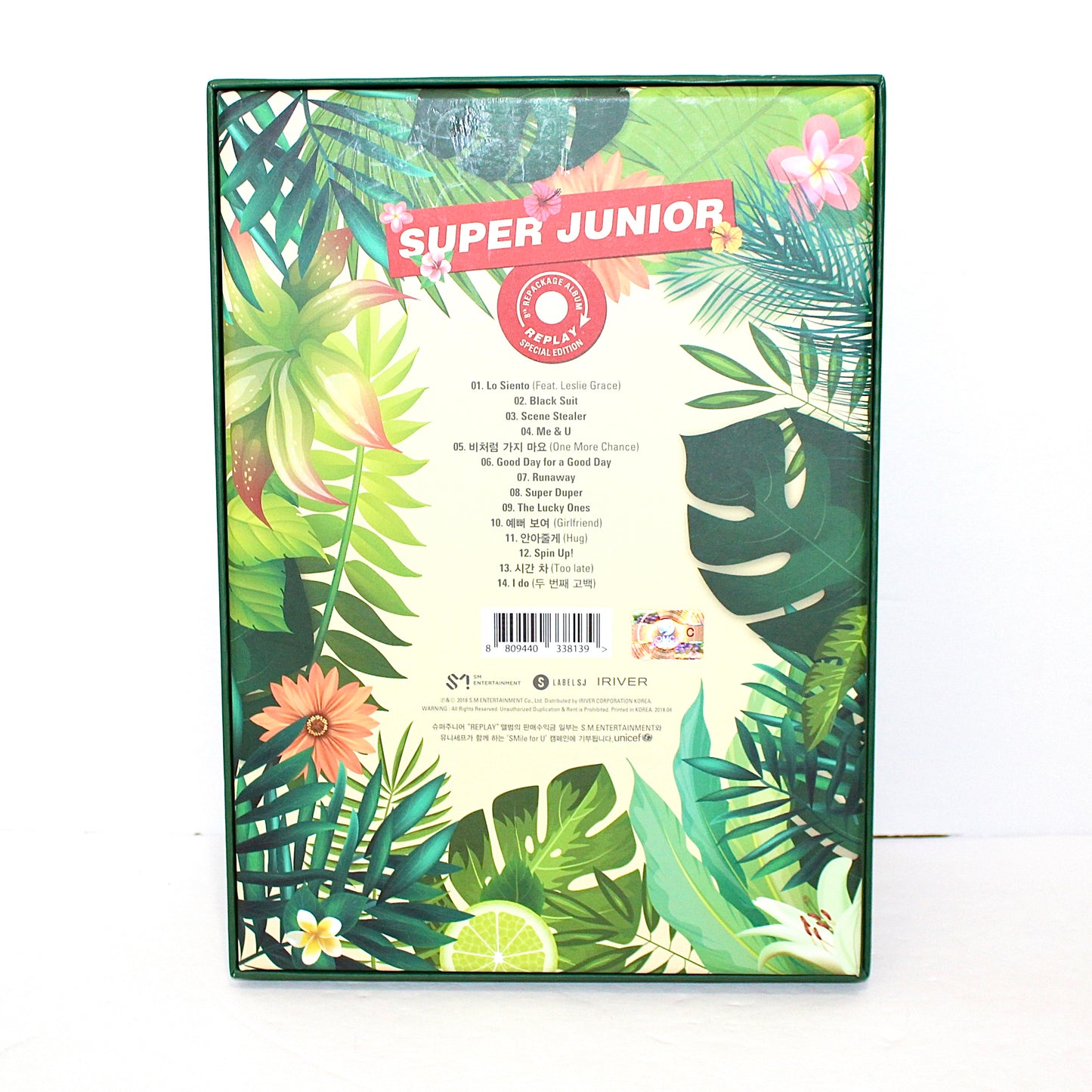 SUPER JUNIOR 8th Album Repackage: REPLAY (Special Edition)