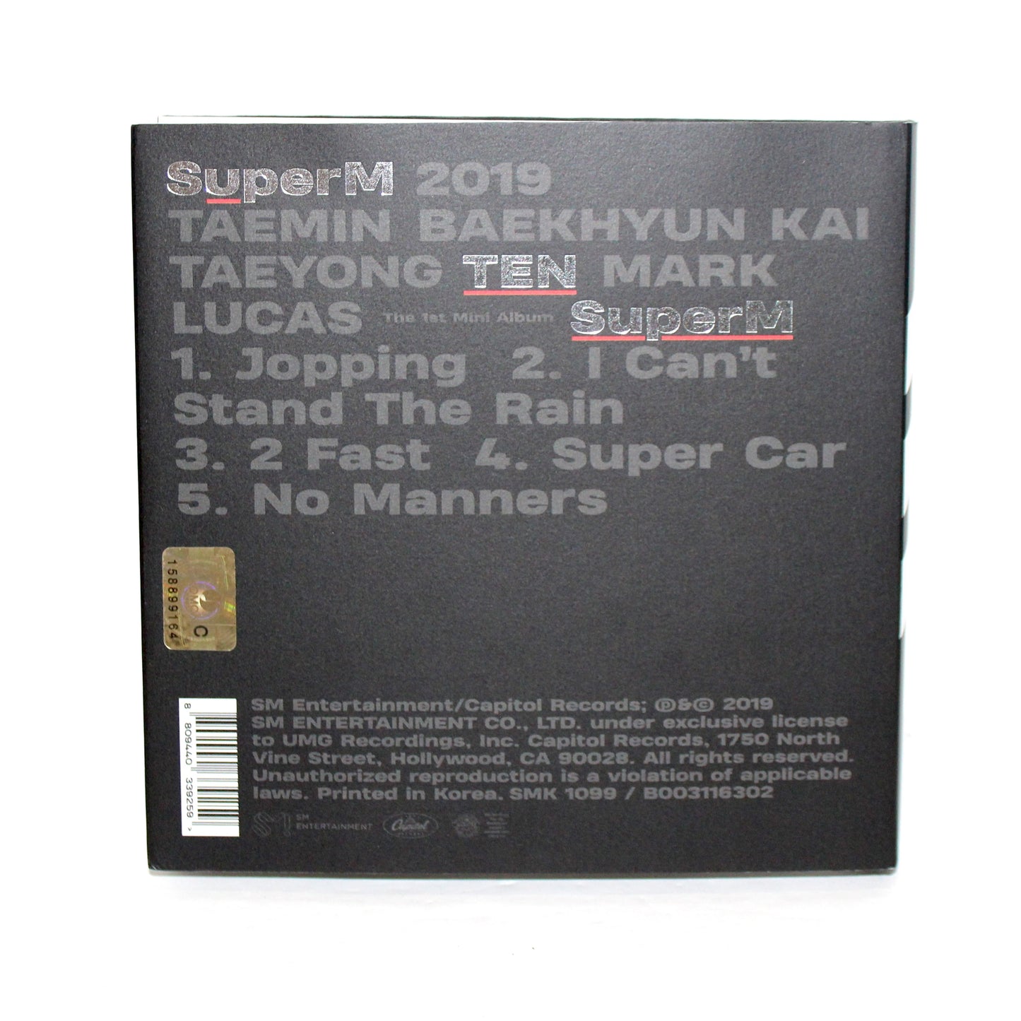 SUPERM 1er mini-album : SuperM | Dix ver.