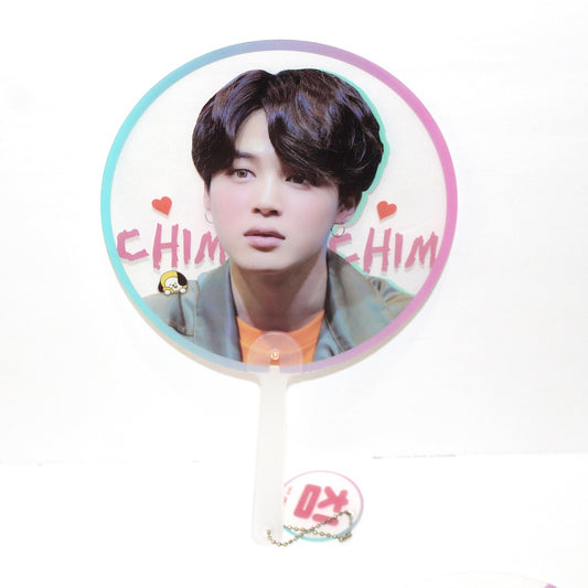 BTS Jimin Chim Chim Plastic Hand Fan