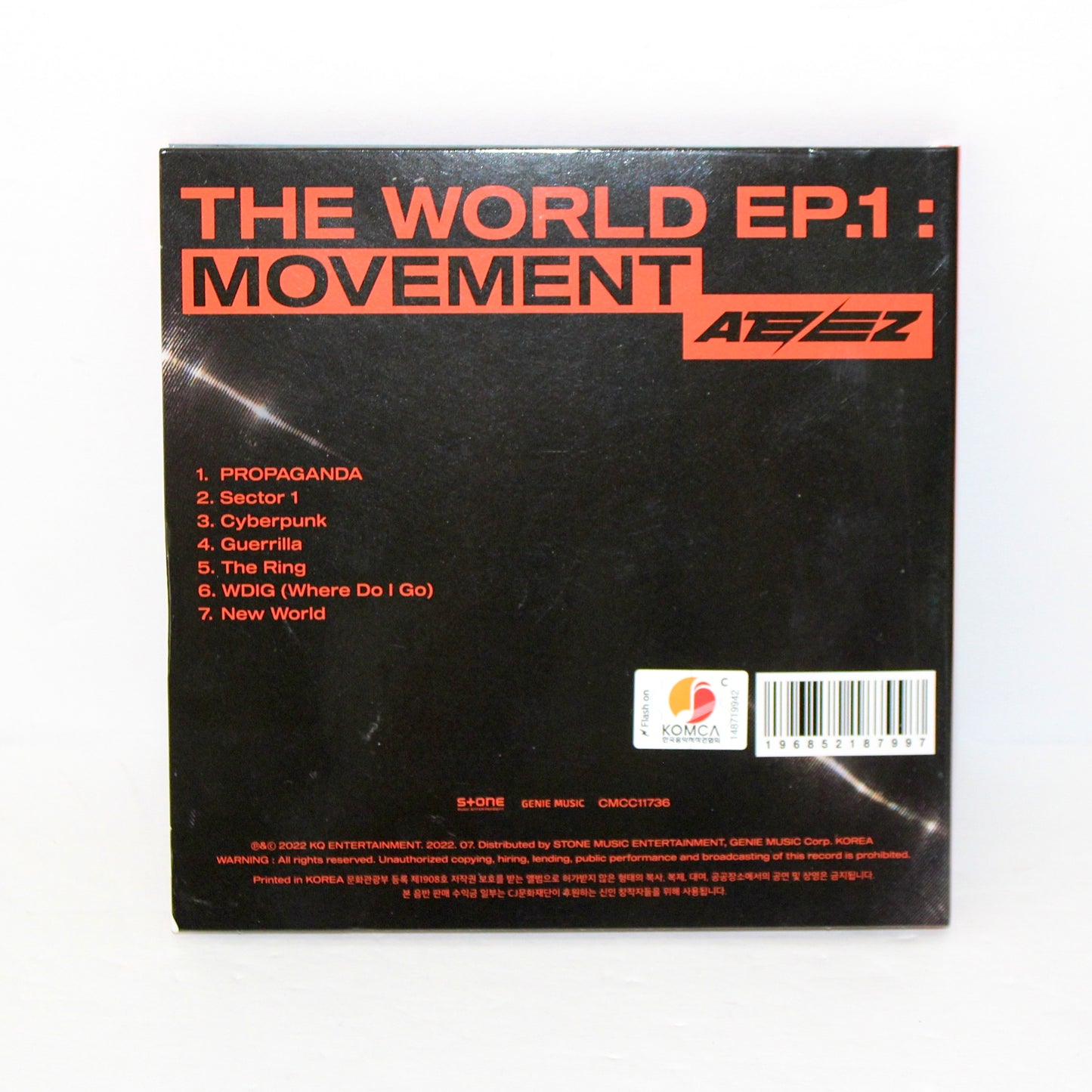 ATEEZ 8th Mini Album - The World EP.1: Movement | US Digipack Ver.