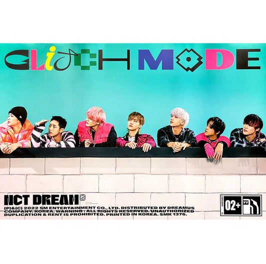NCT DREAM 2nd Album: Glitch Mode | Folded Poster B