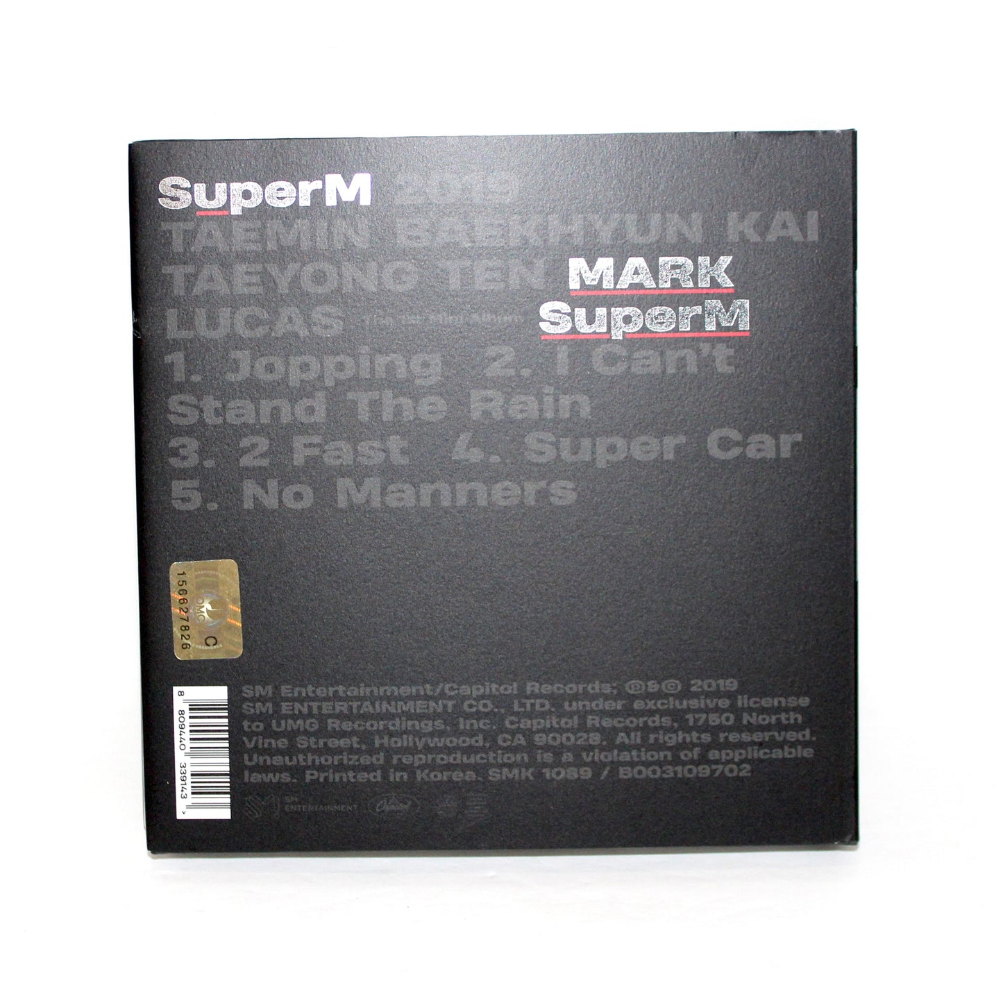 SUPER M 1st Mini Album: SuperM (US Ver.) | Mark ver.